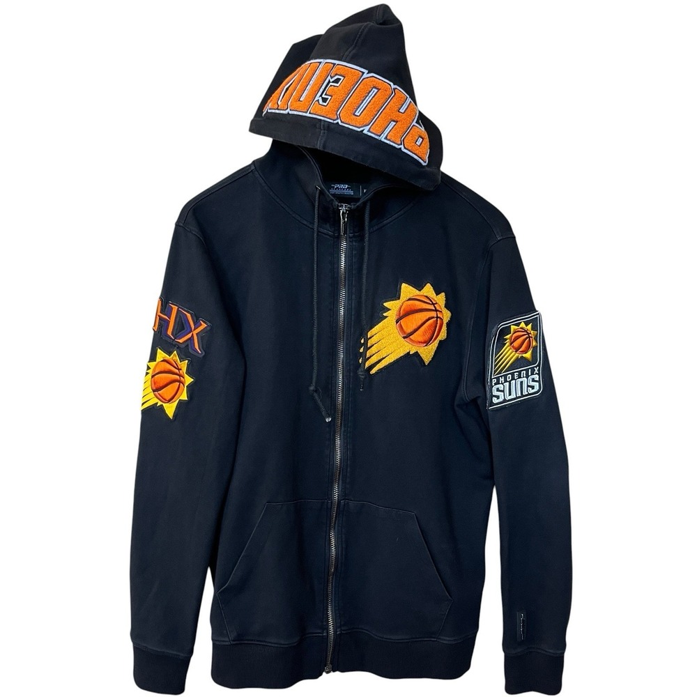 Pro Standard Phoenix Suns NBA Hoodie Mens XL Black Basketball Sweatshirt Fullzip